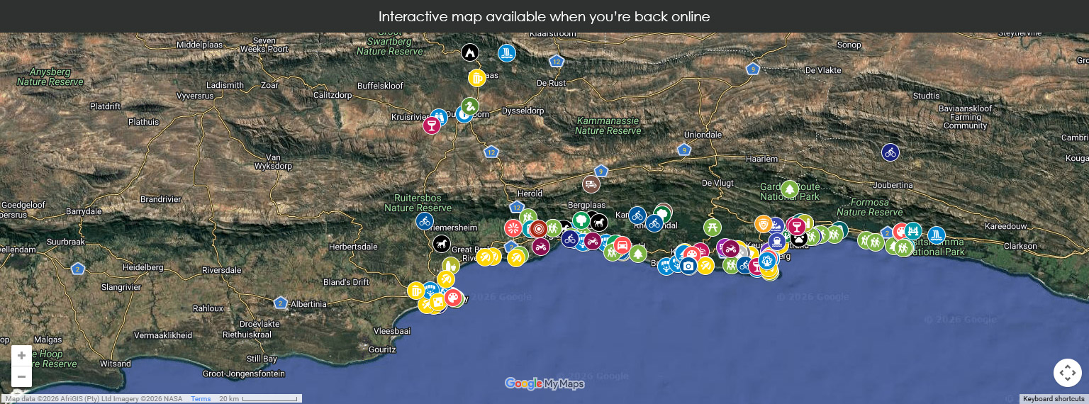 Map unavailable offline