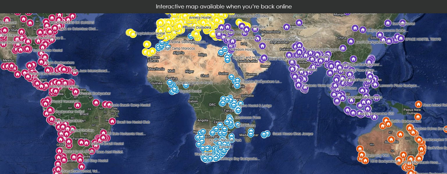 Map unavailable offline